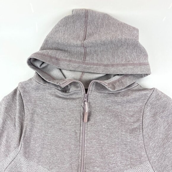 Soho Sports Hooded Jacket Womens Medium Pink Full Zip Long Sleeve Pockets - Picture 3 of 8